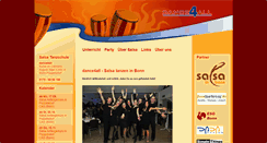 Desktop Screenshot of dance4all.de